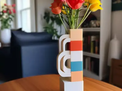 Arcella Vase for  Unique Decor 3D print model
