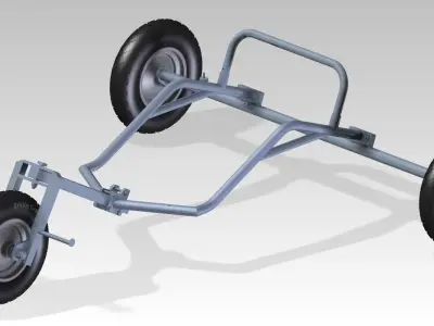 KITE BUGGY Free 3D model