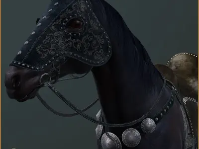 Horse for Heroes Low-poly 3D model