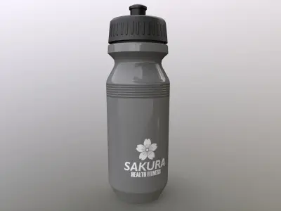 PBR Sports Water Bottle B Low-poly 3D model