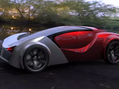 Xyra Concept Car - Exterior Only 3D model