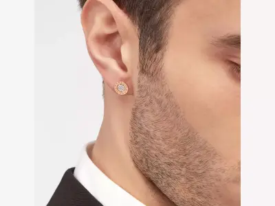 BULGARI - BVLGARI BVLGARI - SIMPLE EARRING 3D print model