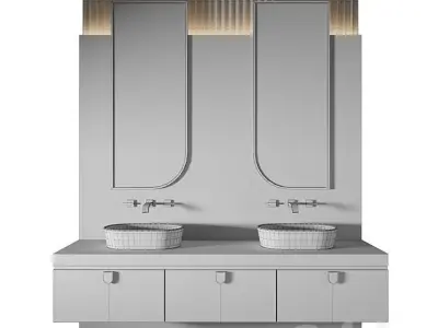 Luxury Bathroom 298 3D model
