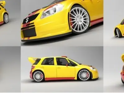 Suzuki SX 4 WRC special 3D model