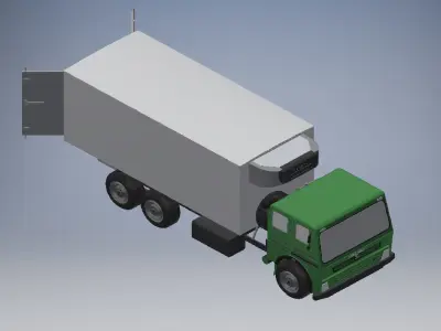China refrigeration truck  3D model