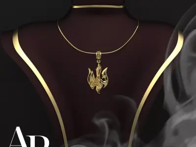 Ukrainian Trident 3D print model