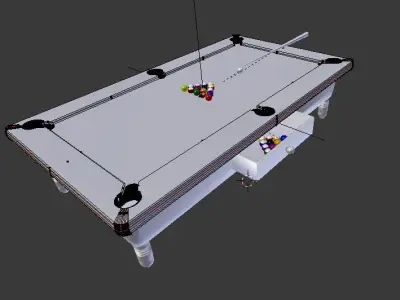 pool play Low-poly 3D model