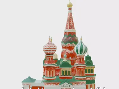 Acropolis Ancient Greek Architectural Model Low-poly 3D model