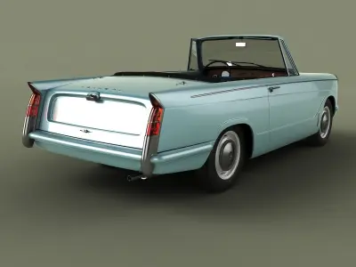 Triumph Herald 948 Convertible 3D model