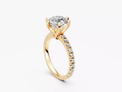 ZKR02 ENGAGEMENTRING  3D print model