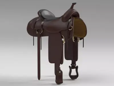 Horse Saddle 3D model