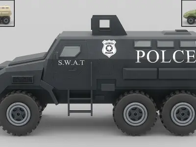 Armored car 1 3D model