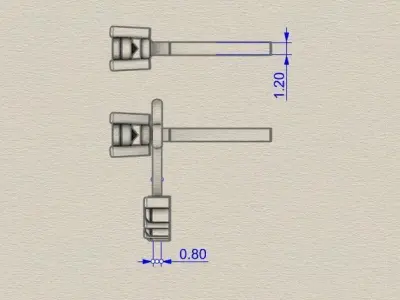 Earring  3D print model buy
