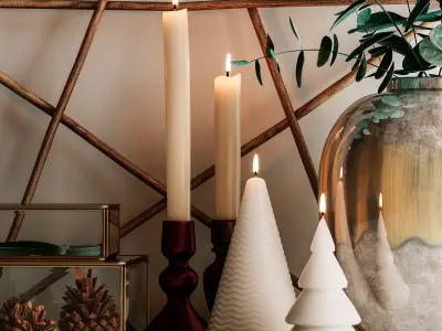 Decorative set 1 3D model