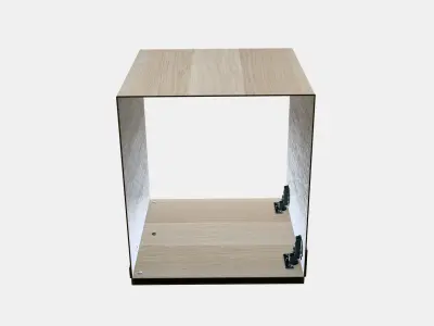 KALLAX Insert with door 4 Low-poly 3D model