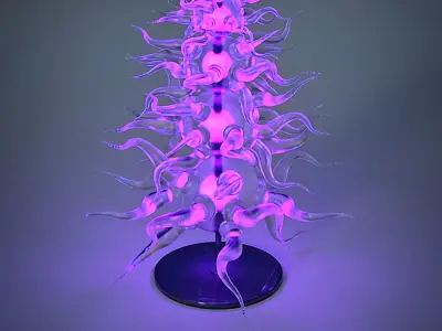 Tentacle lamp 3D model