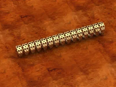 intinty style ring model ring size 50 to 64 3D print model