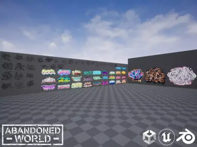 Graffiti Pack Decals V Texture