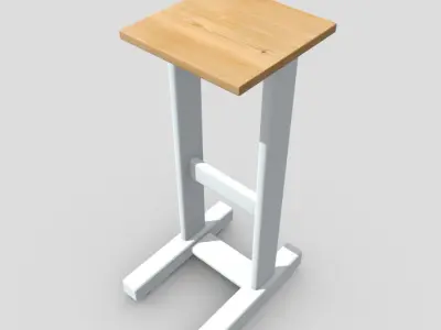 CC0 - Stool 11 Free low-poly 3D model