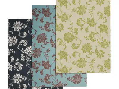 Rug Set 1087 3D model