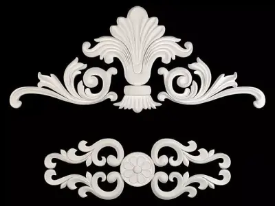 Decorative Ornaments - 08 3D model