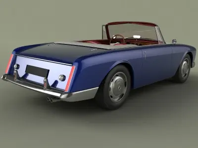 Facel Vega Facellia Convertible 3D model