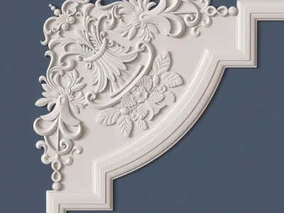 10 Molding Corners Collection  3D model