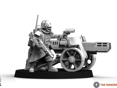 Valour Korps - Heavy Weapons Set 3 3D print model