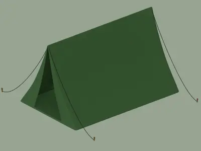Camping Tent 3D model buy