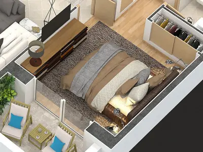 floorplan clooection 2 3D Model Collection