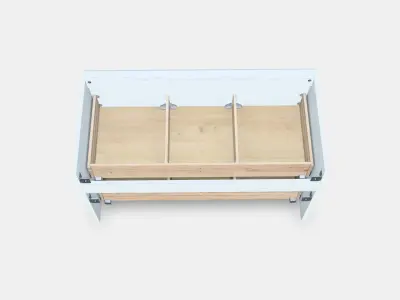 GODMORGON Wash-stand with 2 drawers 2 Low-poly 3D model