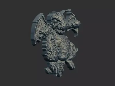 dracoloss pokeman zombie cnc model 3D print model