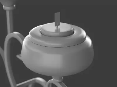 Candle Stand 3D model