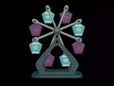 Wheel of Reincarnation 3D model