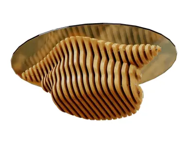 Parametric coffee table 07 3D model