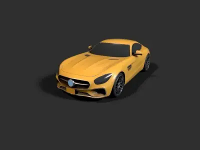 Mercedes AMG GT 3D model