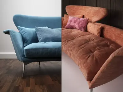Lovy Sofa 3D model