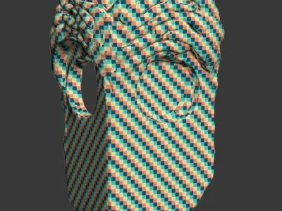 Decorative abstract sculpture  3D model