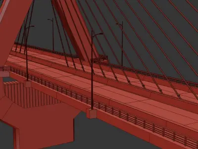 Nile Bridge 3D model