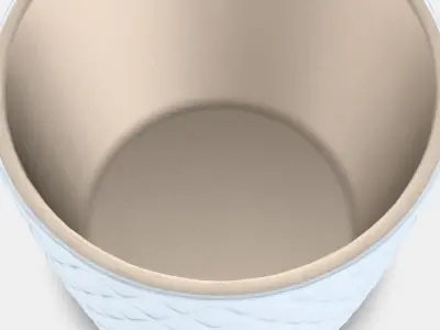 CHIAFRON Plant pot Low-poly 3D model