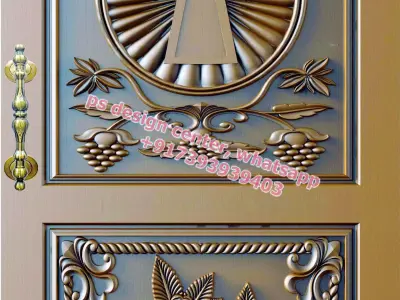 CNC WOODEN DOORS 3D model