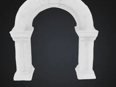 Gothic Archway - 3D Model for Historical and Fantasy Settings 3D model