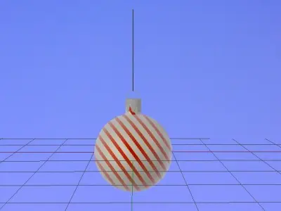 Christmas Ball  Low-poly 3D model