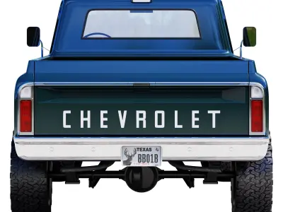 Chevrolet C10 1970 3D model