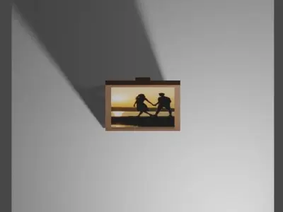 Picture Frame - Photo - Pic - Photograph - Porta Retrato Low-poly 3D model