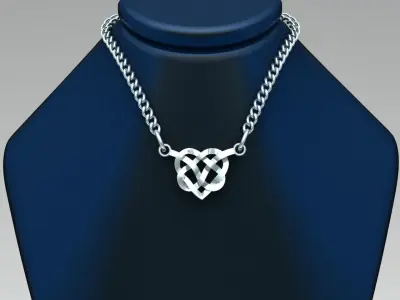 Heart Pendant For Woman and Men for Couple  3D print model