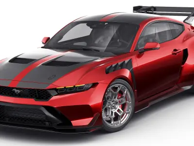 Mustang GTD 2025 Performance Pack 3D model