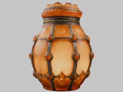 Stylized Vase 3D Model Low-poly 3D model