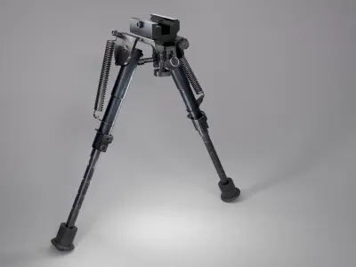 Bipods bipod Low-poly 3D model