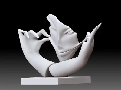 Joker Face for 3D Print and Home decor 3D print model